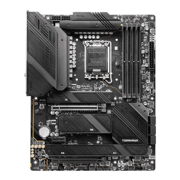 MSI | MAG Z790 TOMAHAWK WIFI | Processor family Intel | Processor socket LGA1700 | DDR5 DIMM | Supported hard disk drive interfaces SATA, M.2 | Number of SATA connectors 7