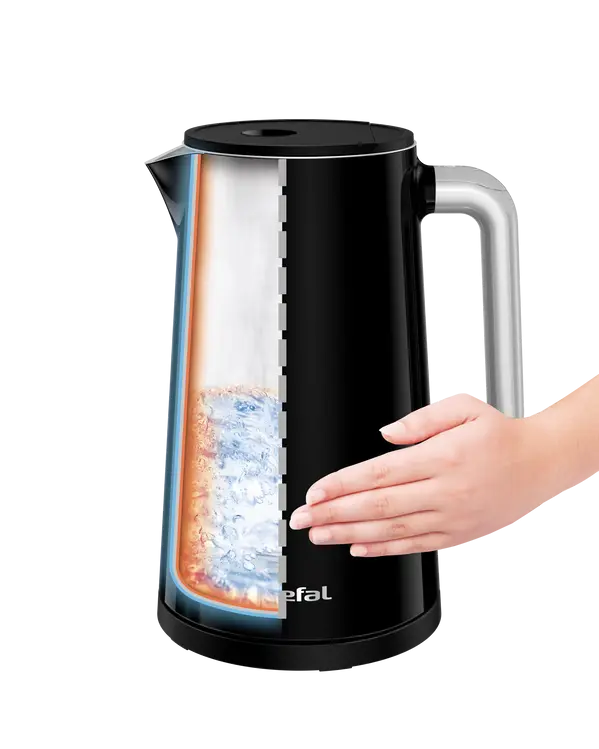 TEFAL Kettle | KO8518 | Electric | 1800 W | 1.7 L | Plastic | 360° rotational base | Black - Image 2