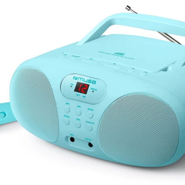 Muse | Portable Sing-A-Long Radio CD Player | MD-203 KB | AUX in | CD player | FM radio