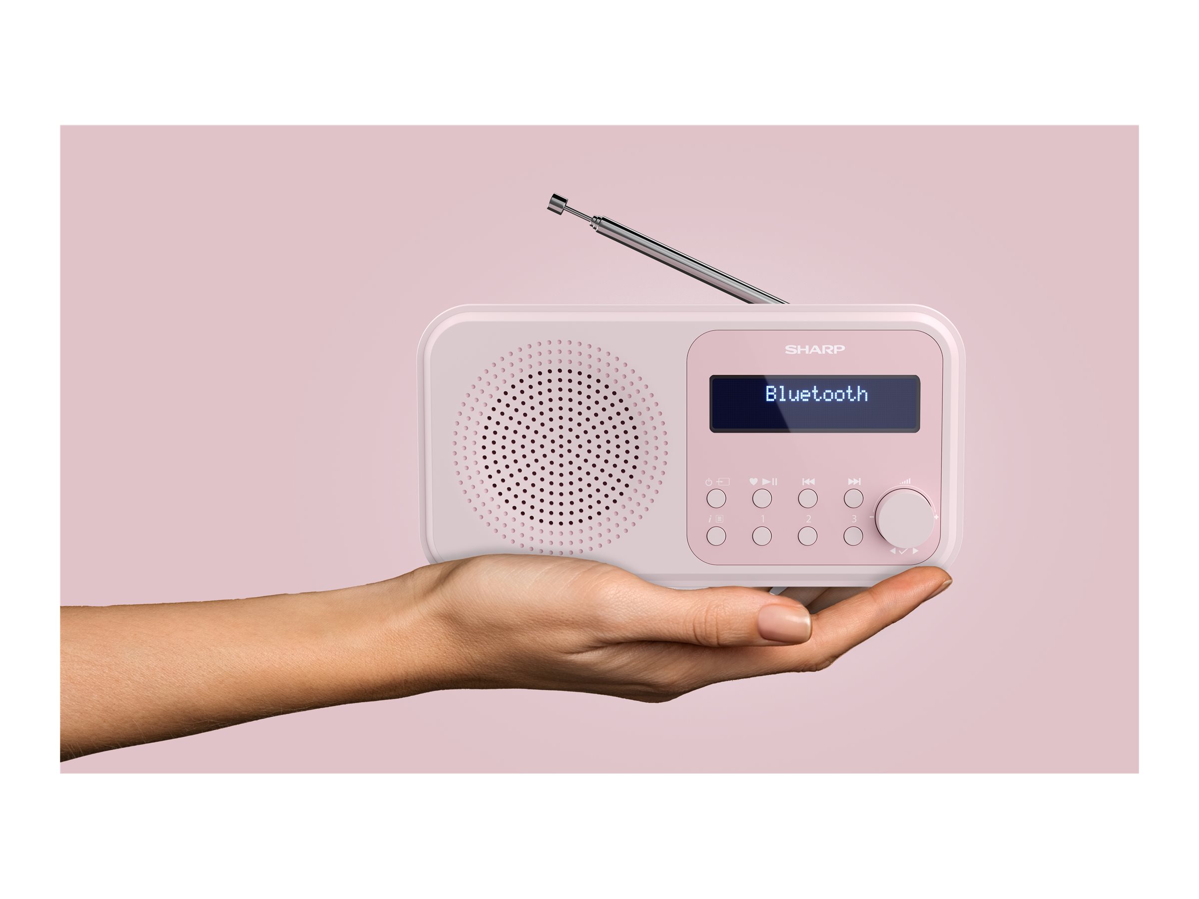 Sharp | Tokyo Digital Radio | DR-P420(PK) | Bluetooth | Pink | Portable | Wireless connection - Image 12