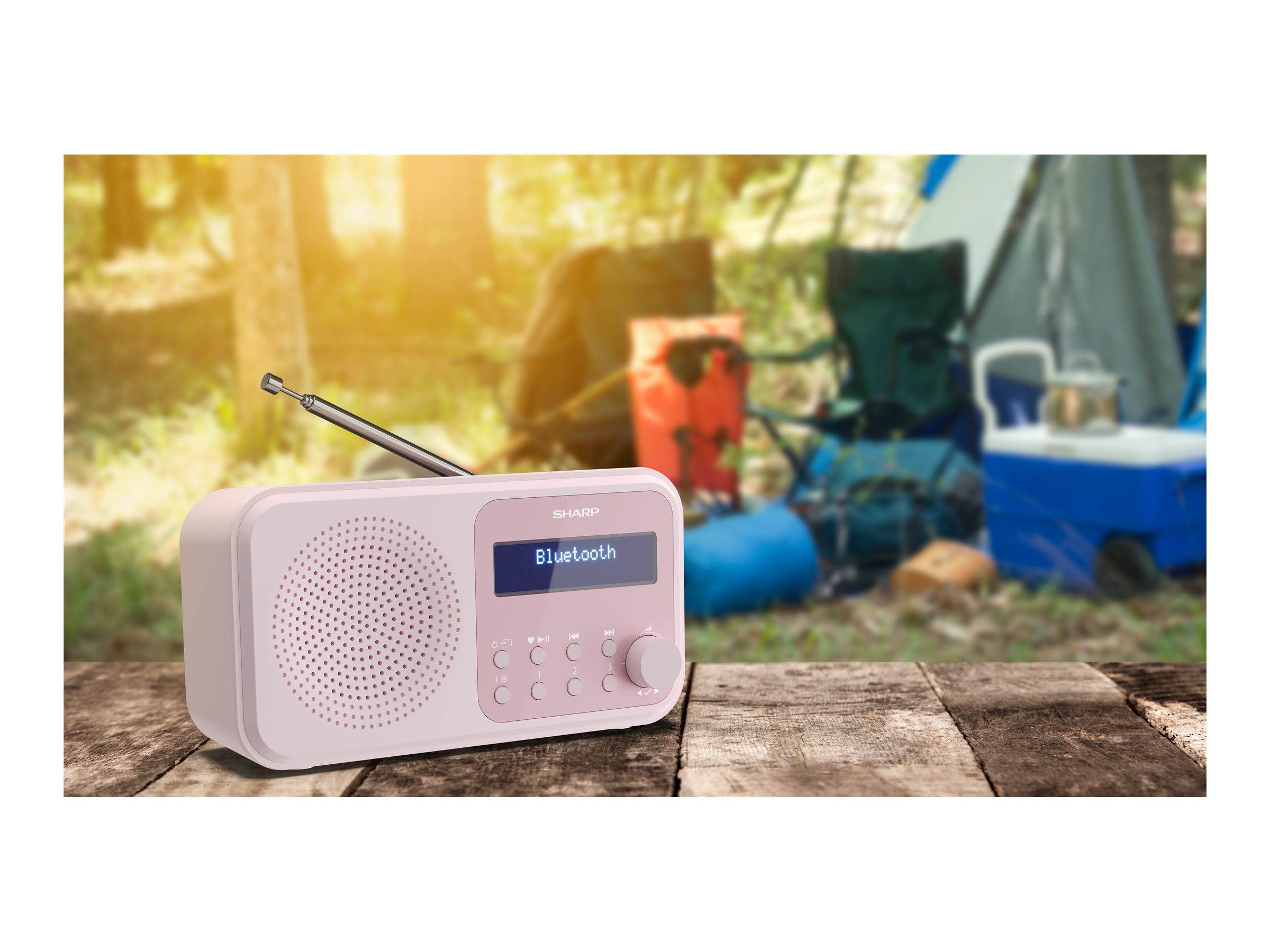 Sharp | Tokyo Digital Radio | DR-P420(PK) | Bluetooth | Pink | Portable | Wireless connection - Image 13