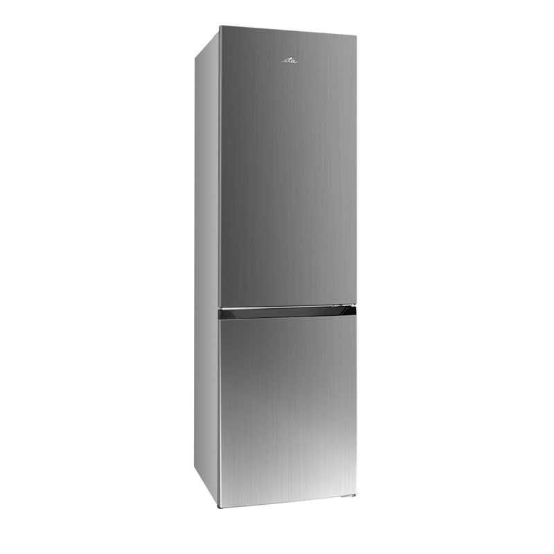 ETA | Refrigerator | ETA275090010E | Energy efficiency class E | Free standing | Combi | Height 180 cm | No Frost system | Fridge net capacity 182 L | Freezer net capacity 71 L | 40 dB | Stainless Steel - Image 3