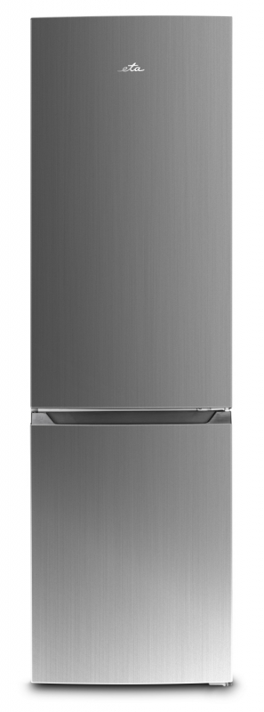 ETA | Refrigerator | ETA275090010E | Energy efficiency class E | Free standing | Combi | Height 180 cm | No Frost system | Fridge net capacity 182 L | Freezer net capacity 71 L | 40 dB | Stainless Steel - Image 4