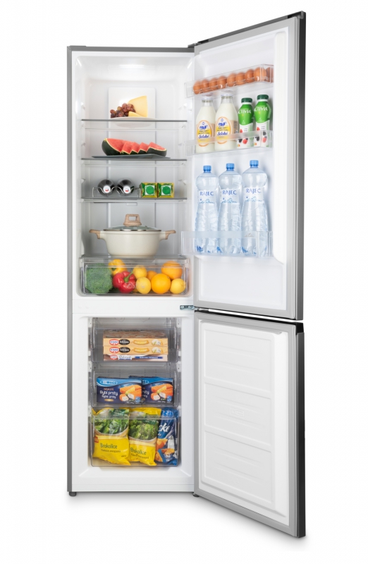 ETA | Refrigerator | ETA275090010E | Energy efficiency class E | Free standing | Combi | Height 180 cm | No Frost system | Fridge net capacity 182 L | Freezer net capacity 71 L | 40 dB | Stainless Steel - Image 6