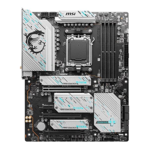 MSI | X670E GAMING PLUS WIFI | Processor family AMD | Processor socket AM5 | DDR5 | Supported hard disk drive interfaces SATA, M.2 | Number of SATA connectors 4