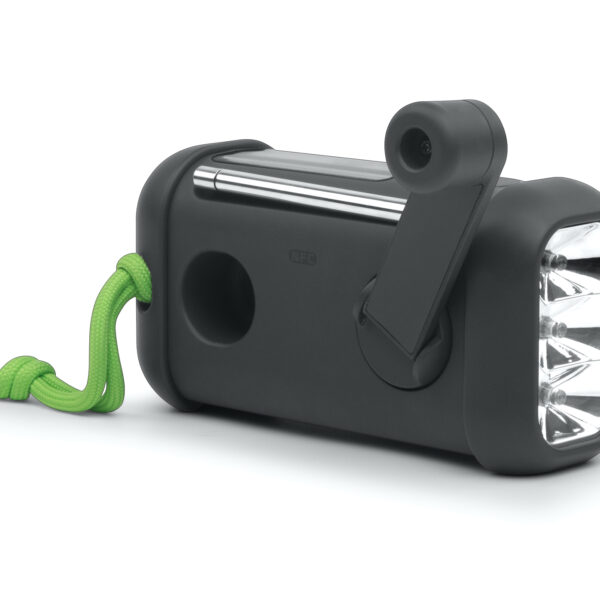 Muse | Portable Solar Radio with Crank and Flashlight | MH-08 MB | AUX in | Bluetooth | FM radio