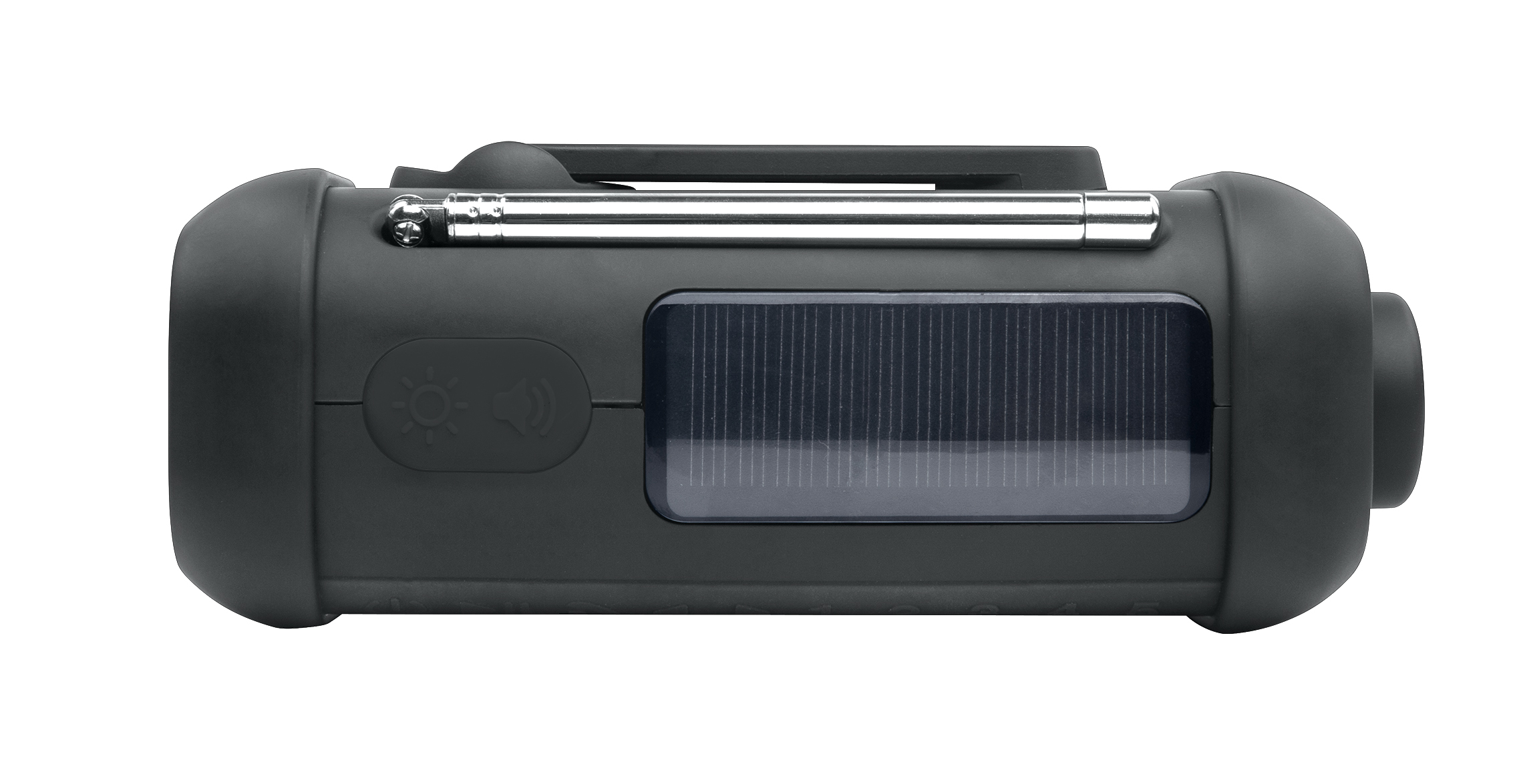 Muse | Portable Solar Radio with Crank and Flashlight | MH-08 MB | AUX in | Bluetooth | FM radio - Image 6