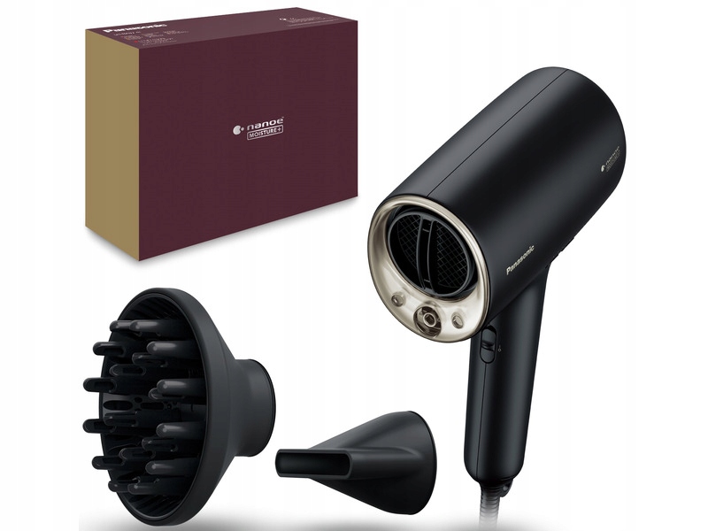 Panasonic | Hair Dryer | Nanoe EHNA0JN825 | 1600 W | Number of temperature settings 4 | Diffuser nozzle | Black - Image 5