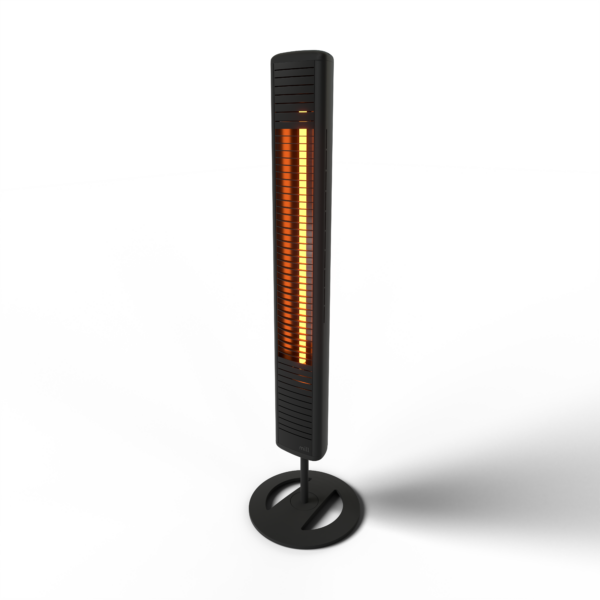 Mill | Outdoor Heater | OH2000ULGPFLOOR | Patio heater | 2000 W | Black | IP65