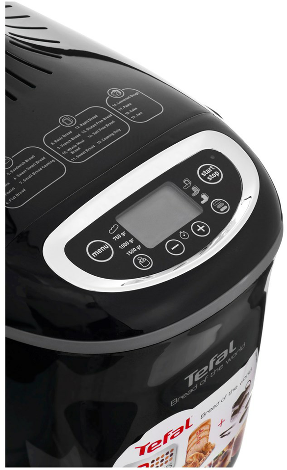 TEFAL | Bread Maker | PF611838 | Power 1600 W | Number of programs 19 | Display LCD | Black - Image 4