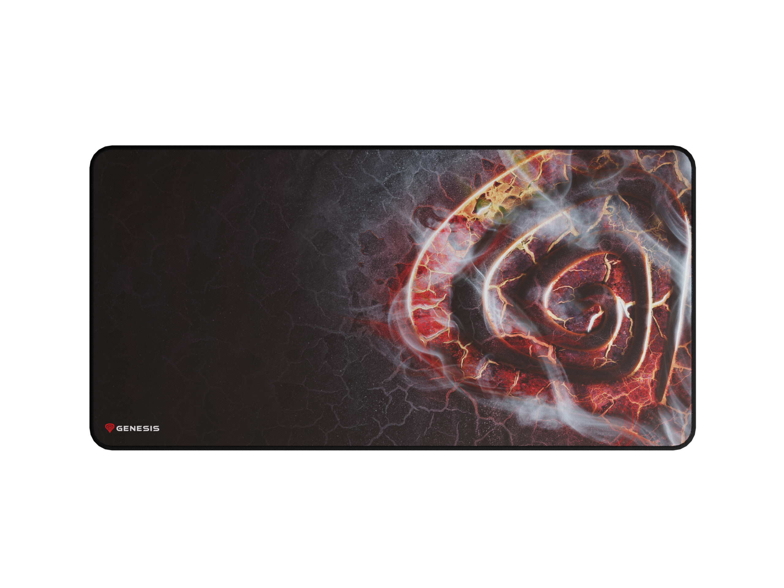 Genesis | Mouse Pad | Fabric, Rubber | Carbon 500 MAXI LAVA G2 Edition | Multicolor
