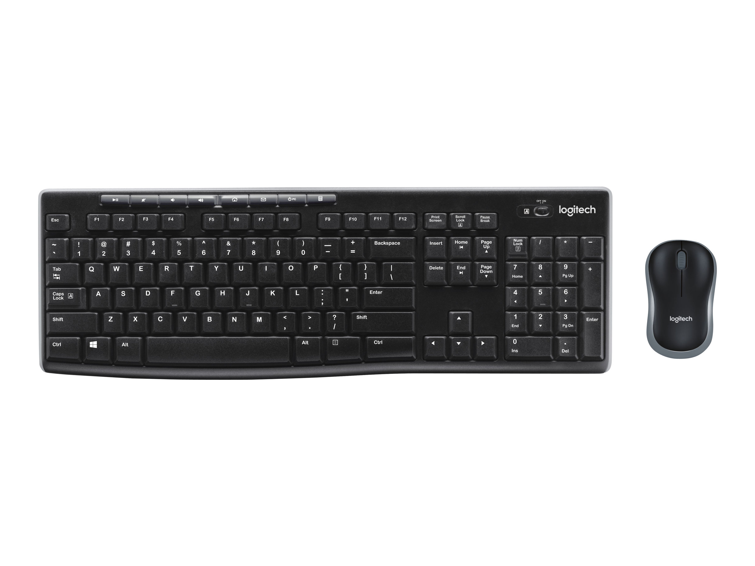 Logitech MK270 | Keyboard and Mouse Set | Wireless | US | Black - Image 5