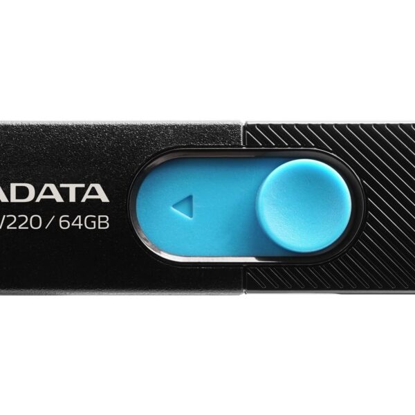 ADATA | USB Flash Drive | UV220 | 64 GB | USB 2.0 | Black/Blue