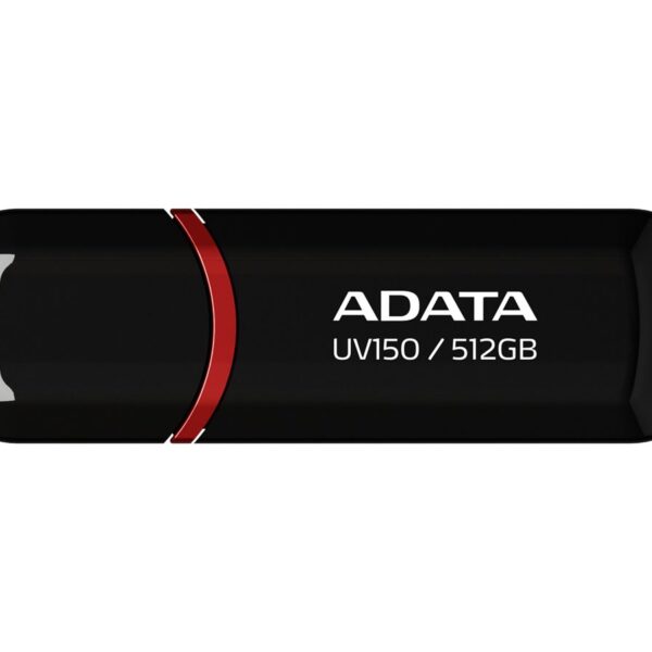 ADATA | USB Flash Drive | UV150 | 512 GB | USB 3.2 Gen1 | Black