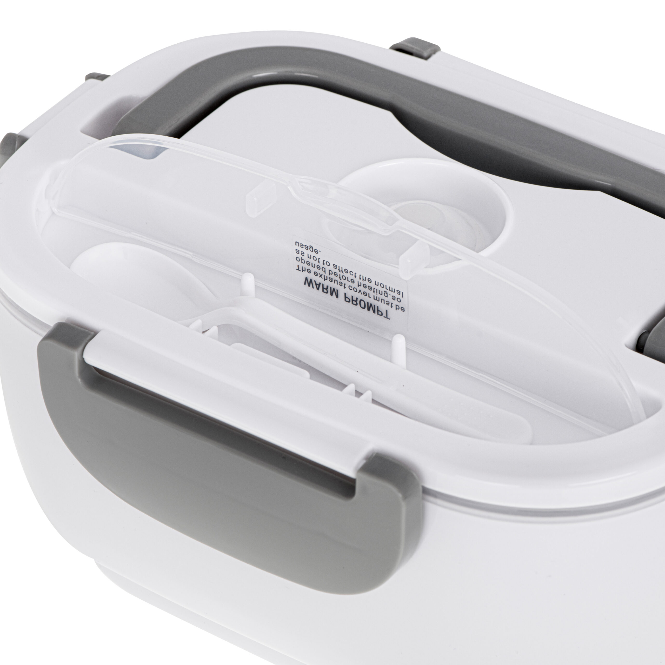 Camry | Electric Lunchbox DC12V and AC230V | CR 4483 | Capacity 1.1 L | Material Plastic | White/Grey - Image 6