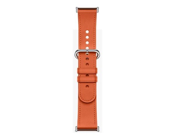 Xiaomi | Leather Quick Release Strap | Coral orange | Stainless steel/Calf leather | Fits wrists 135-205 mm