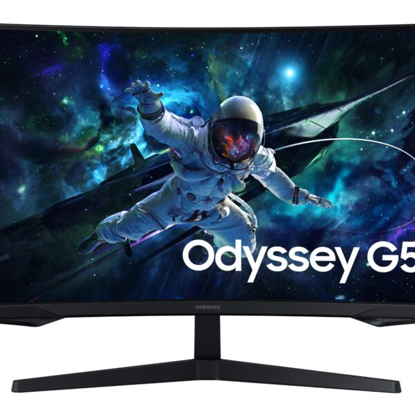 Samsung | Gaming Monitor | LS32CG552EUXEN | 32 " | VA | 16:9 | 165 Hz | 1 ms | 2560 x 1440 pixels | 300 cd/m² | Black