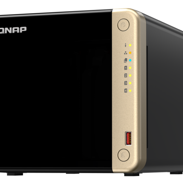 QNAP | 4-Bay desktop NAS | TS-464-8G | Intel Celeron | N5095 4-core | Processor frequency 2.9 GHz | 8 GB