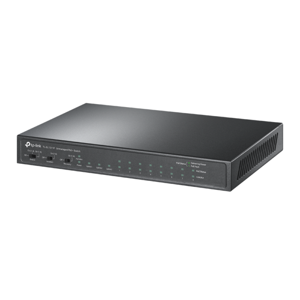 TP-LINK | 8-Port 10/100Mbps+3-Port Gigabit Desktop Switch with 8-Port PoE+ | TL-SL1311P | Unmanaged | Desktop | 60 month(s)