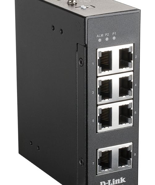 D-Link | Industrial Fast Ethernet Switch | DIS-100E-8W | Unmanaged | Wall mountable