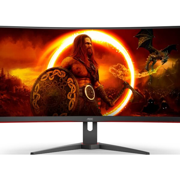 AOC | Monitor | CU34G2XE/BK | 34 " | VA | 21:9 | 144 Hz | 1 ms | 3440 x 1440 pixels | 300 cd/m² | HDMI ports quantity 1