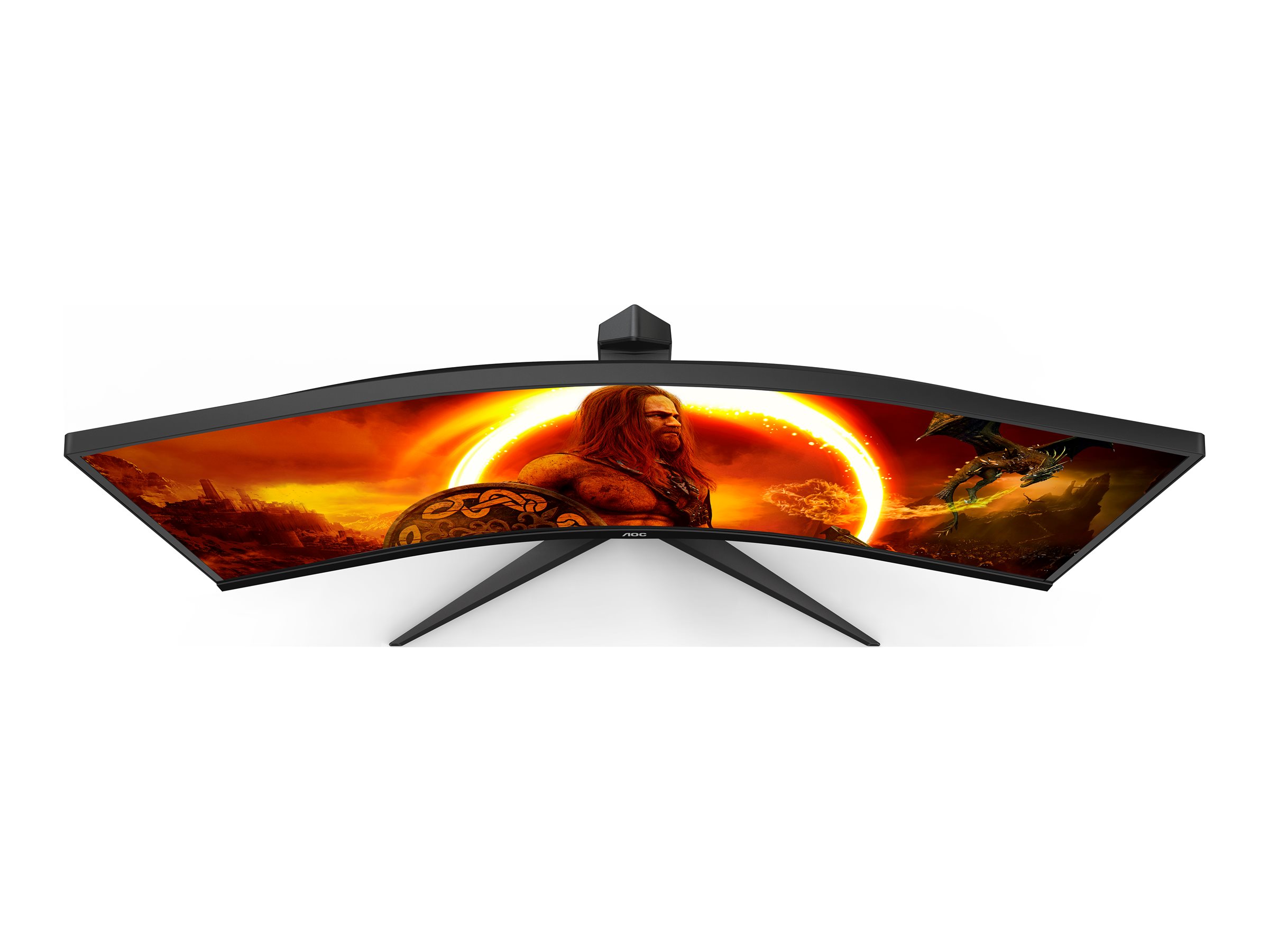 AOC | Monitor | CU34G2XE/BK | 34 " | VA | 21:9 | 144 Hz | 1 ms | 3440 x 1440 pixels | 300 cd/m² | HDMI ports quantity 1 - Image 5