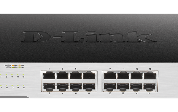 D-Link | 16-Port Gigabit Easy Desktop Switch | GO-SW-16G/E | Unmanaged | Desktop/Rackmountable | 24 month(s)