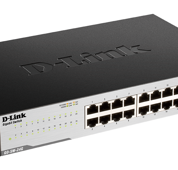 D-Link | 24-Port Gigabit Easy Desktop Switch | GO-SW-24G | Unmanaged | Desktop/Rackmountable | 24 month(s)