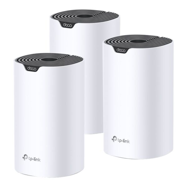 AC1900 Whole Home Mesh Wi-Fi System | Deco S7 (3-pack) | 802.11ac | 10/100/1000 Mbit/s | Ethernet LAN (RJ-45) ports 1 | Mesh Support Yes | MU-MiMO Yes | No mobile broadband | Antenna type Internal