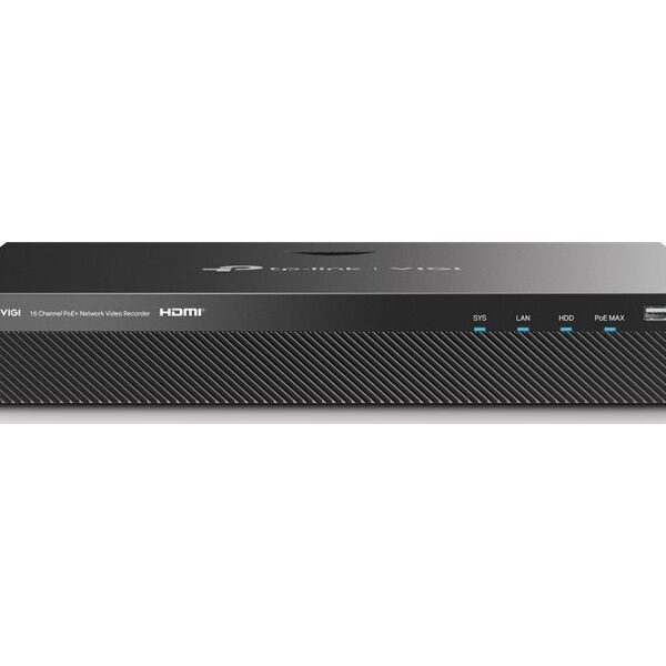 TP-LINK | PoE+ Network Video Recorder | VIGI NVR2016H-16P | 2 | 16-Channel
