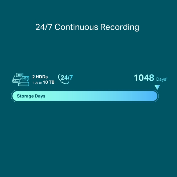TP-LINK | Network Video Recorder | VIGI NVR2016H | 2 | 16-Channel - Image 8