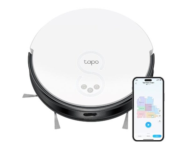 TP-LINK | MagSlim LiDAR Navigation Robot Vacuum & Mop | Tapo RV20 Mop | Wet&Dry | 2600 mAh | Dust capacity 0.4 L | 2700 Pa | White