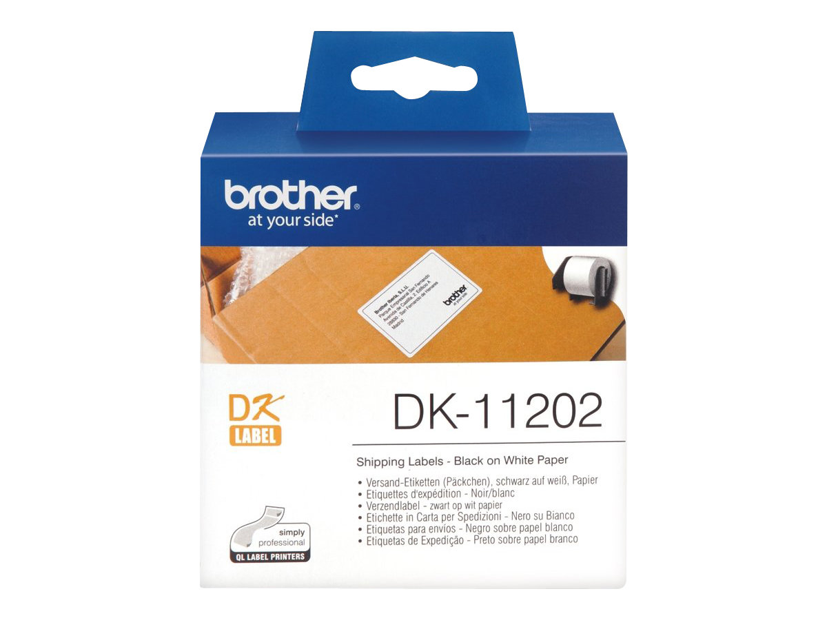 Brother | DK-11202 Shipping Labels | White | DK | 62mm x 100mm - Image 2