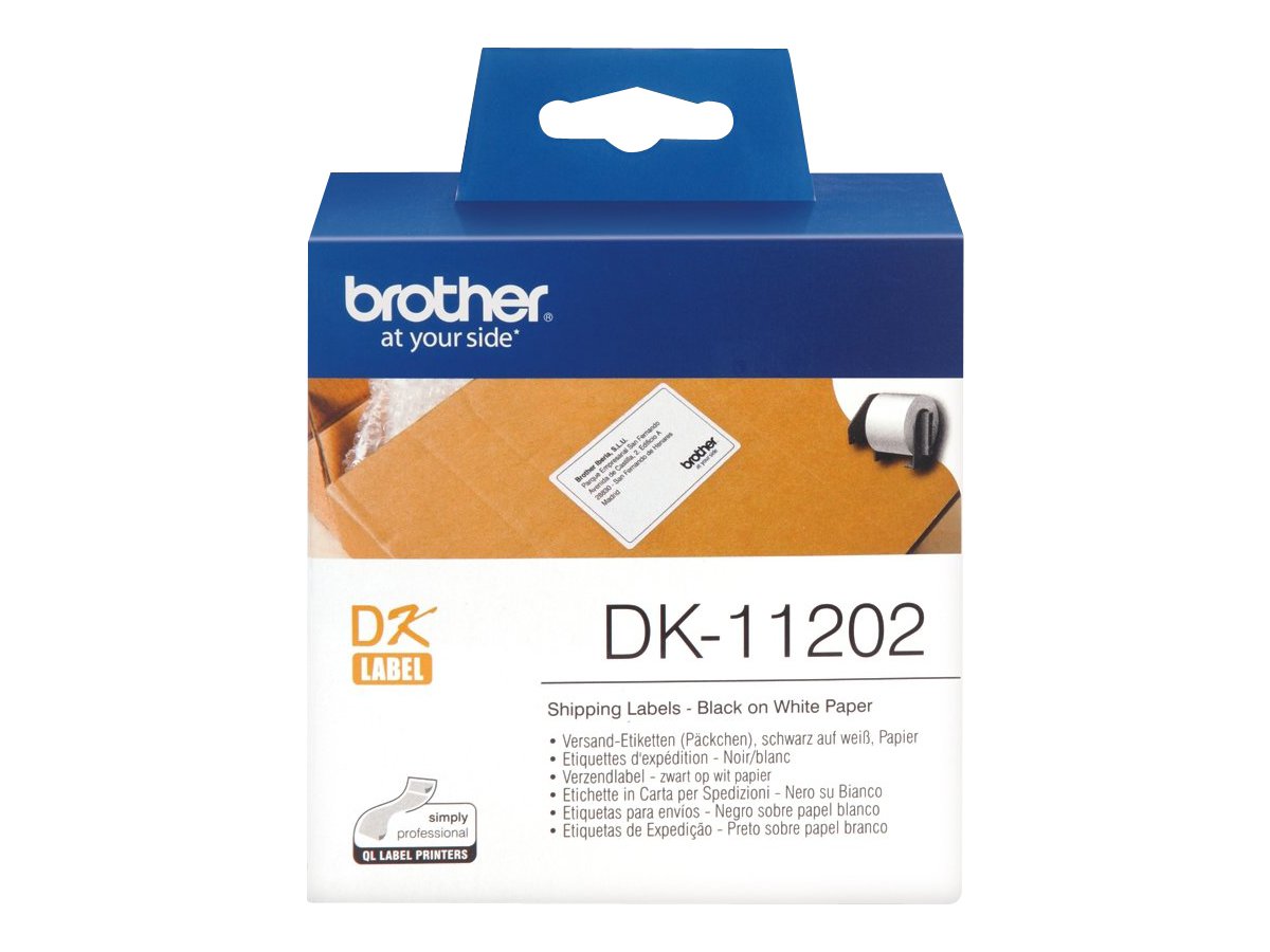 Brother | DK-11202 Shipping Labels | White | DK | 62mm x 100mm - Image 3