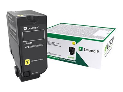 Lexmark CS725 Yellow Return Programme 12K Toner Cartridge | Lexmark 74C2HY0 | CS725 12K Toner Cartridge | Toner Cartridge | Yellow