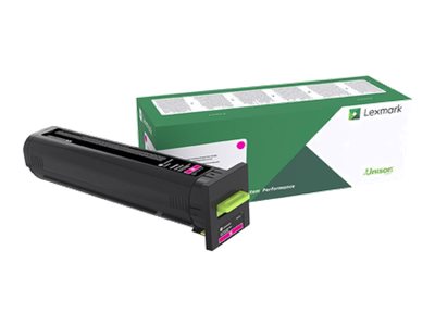 Lexmark CX825, 860 Magenta Return Programme 22K Toner Cartridge | Lexmark 82K2XM0 | Lexmark - Extra High Yield - magenta - original - toner cartridge - LCCP, LRP | Toner cartridge | Magenta