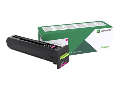 Lexmark CX860 Magenta Return Programme 55K Toner Cartridge | Lexmark 82K2UM0 | Lexmark - Ultra High Yield - magenta - original - toner cartridge - LCCP, LRP | Toner cartridge | Magenta