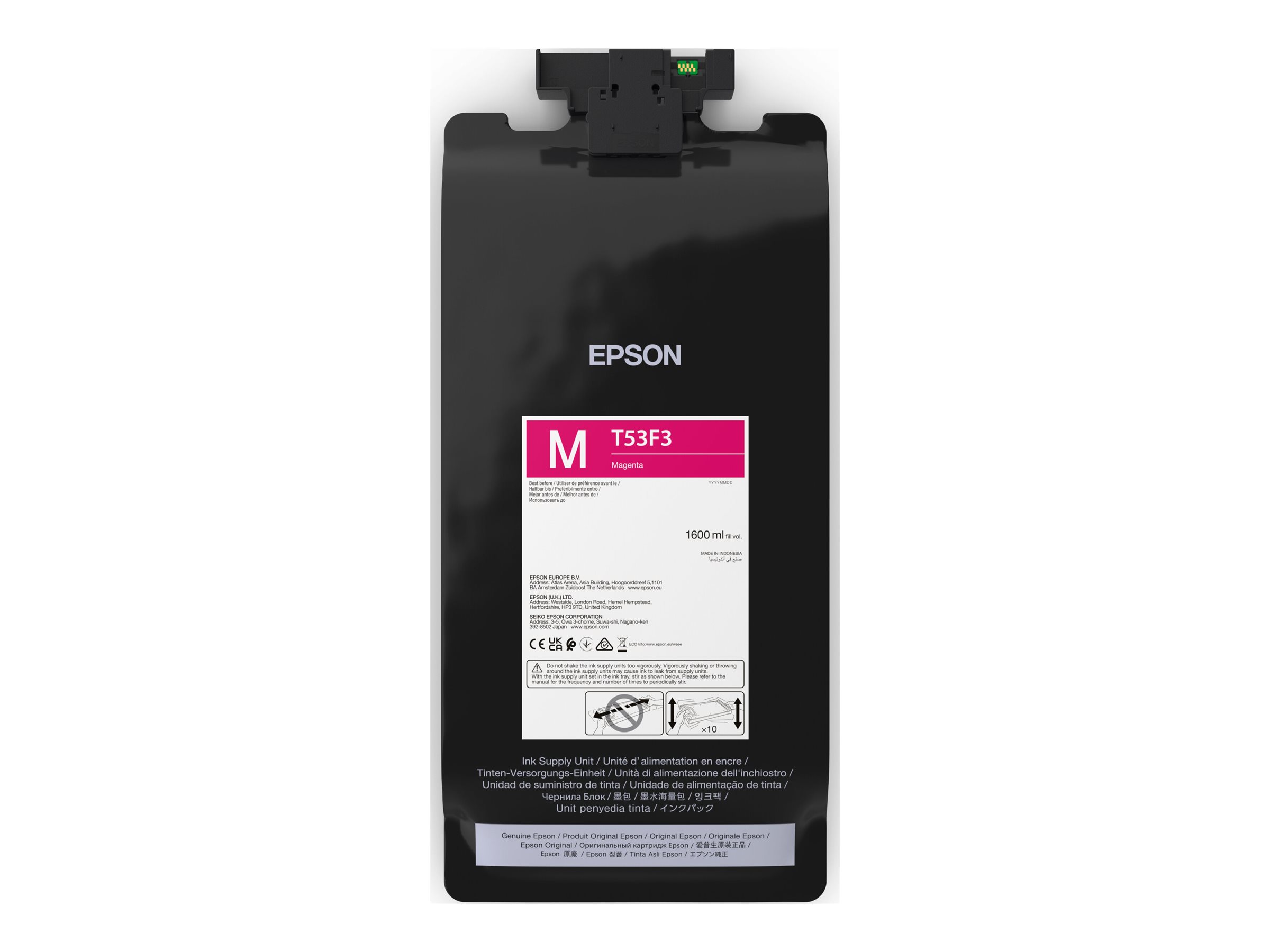 Epson P-Series T53F30N Magenta IIPS Ink 1600ml | Epson C13T53F30N | Epson T53F3 - magenta - original - ink pouch | Epson UltraChrome Pro6 | Magenta
