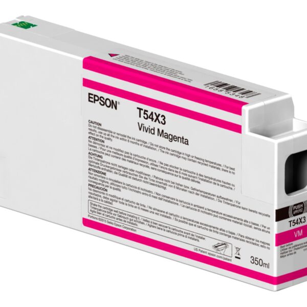 Epson Singlepack T54X30N UltraChrome HDX/HD 350ml Vivid Magenta | Epson C13T54X30N | Epson UltraChrome HDX / Ultrachrome HD | Vivid magenta