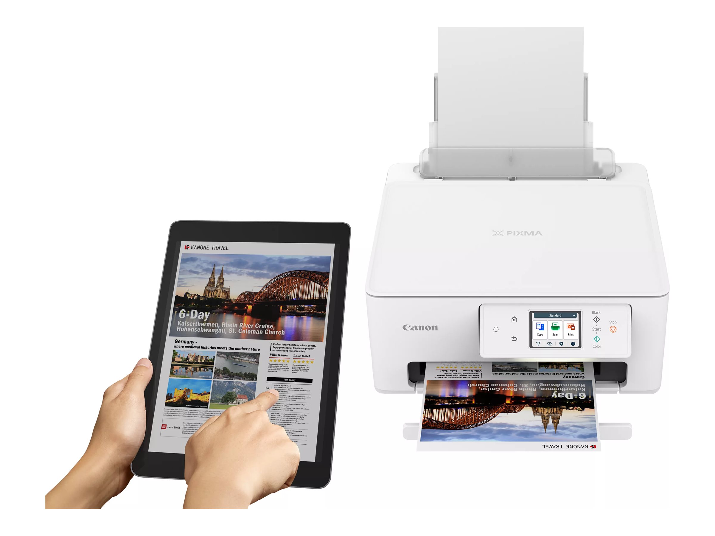 Canon | Multifunctional printer | PIXMA TS7650i | Inkjet | Colour | A4 | Wi-Fi | White - Image 10