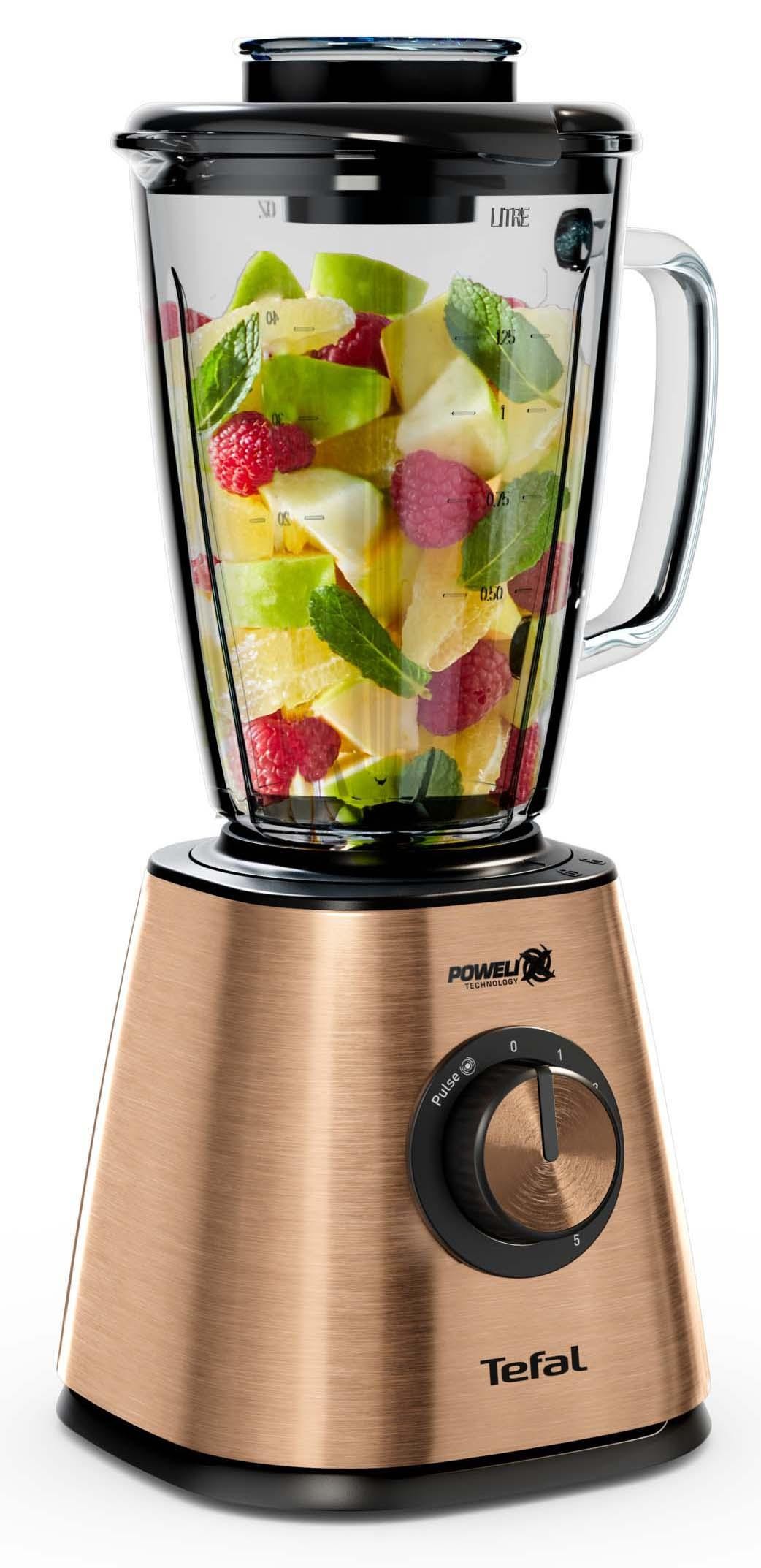TEFAL | Blender | BlendForce BL439G10 | Tabletop | 800 W | Jar material Glass | Jar capacity 1.75 L | Ice crushing | Copper - Image 2
