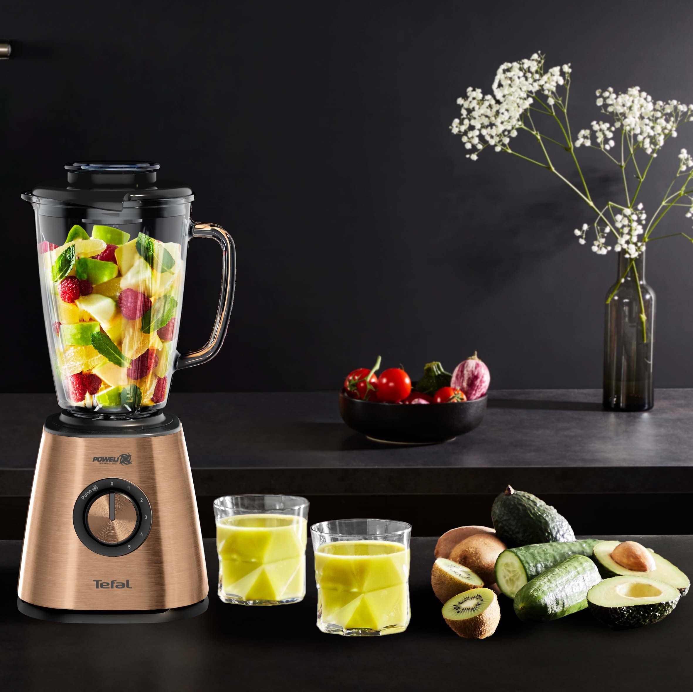 TEFAL | Blender | BlendForce BL439G10 | Tabletop | 800 W | Jar material Glass | Jar capacity 1.75 L | Ice crushing | Copper - Image 8