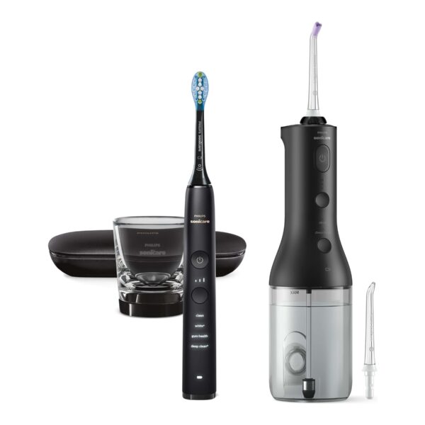Philips HX3886/43 Sonicare DiamondClean Oral irrigator + Electric toothbrush, Black | Philips