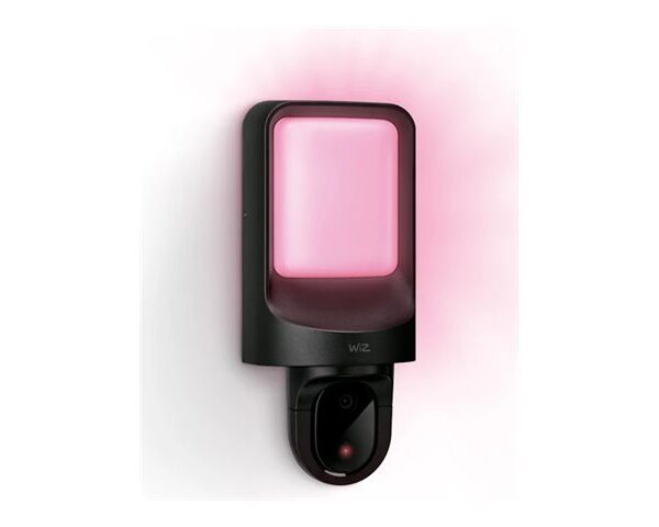 WiZ Smart WiFi Outdoor Wall Light with Camera | 2700 K