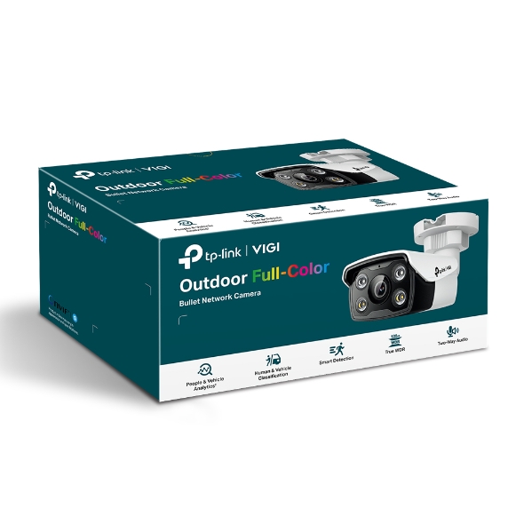 TP-LINK | Full-Color Network Camera | VIGI C350(6mm) | 36 month(s) | Bullet | 5 MP | 4mm/F1.6 | Power over Ethernet (PoE) | IP67 | H.265/H.264 | MicroSD Card, up to 256 GB - Image 3