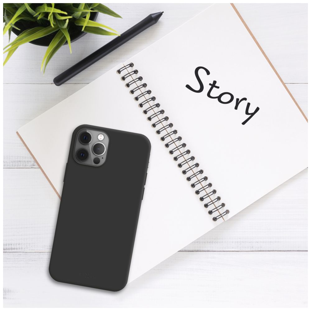 Fixed | Story | Back cover | Xiaomi | Redmi Note 13 Pro/POCO M6 Pro | Rubberized | Black - Image 3