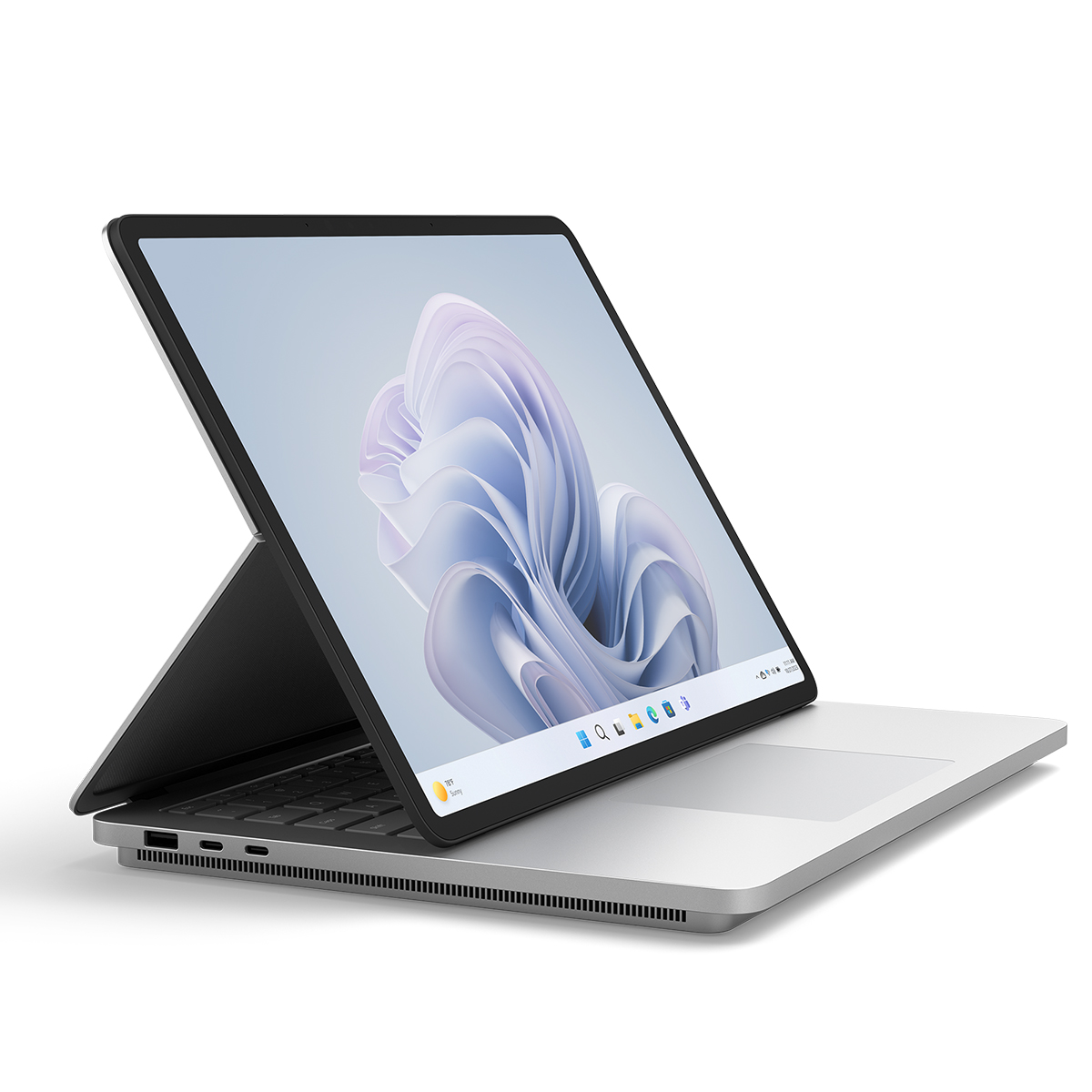 Microsoft | Surface Laptop Studio2 | Platinum | 14 " | Touchscreen | 2400 x 1600 pixels | Intel Core i7 | i7-13800H | 16 GB | LPDDR5x | Solid-state drive capacity 512 GB | NVIDIA GeForce RTX 4050 | Windows 11 Home | 802.11ax | Bluetooth version 5.3 | Keyboard language English | Keyboard backlit - Image 3