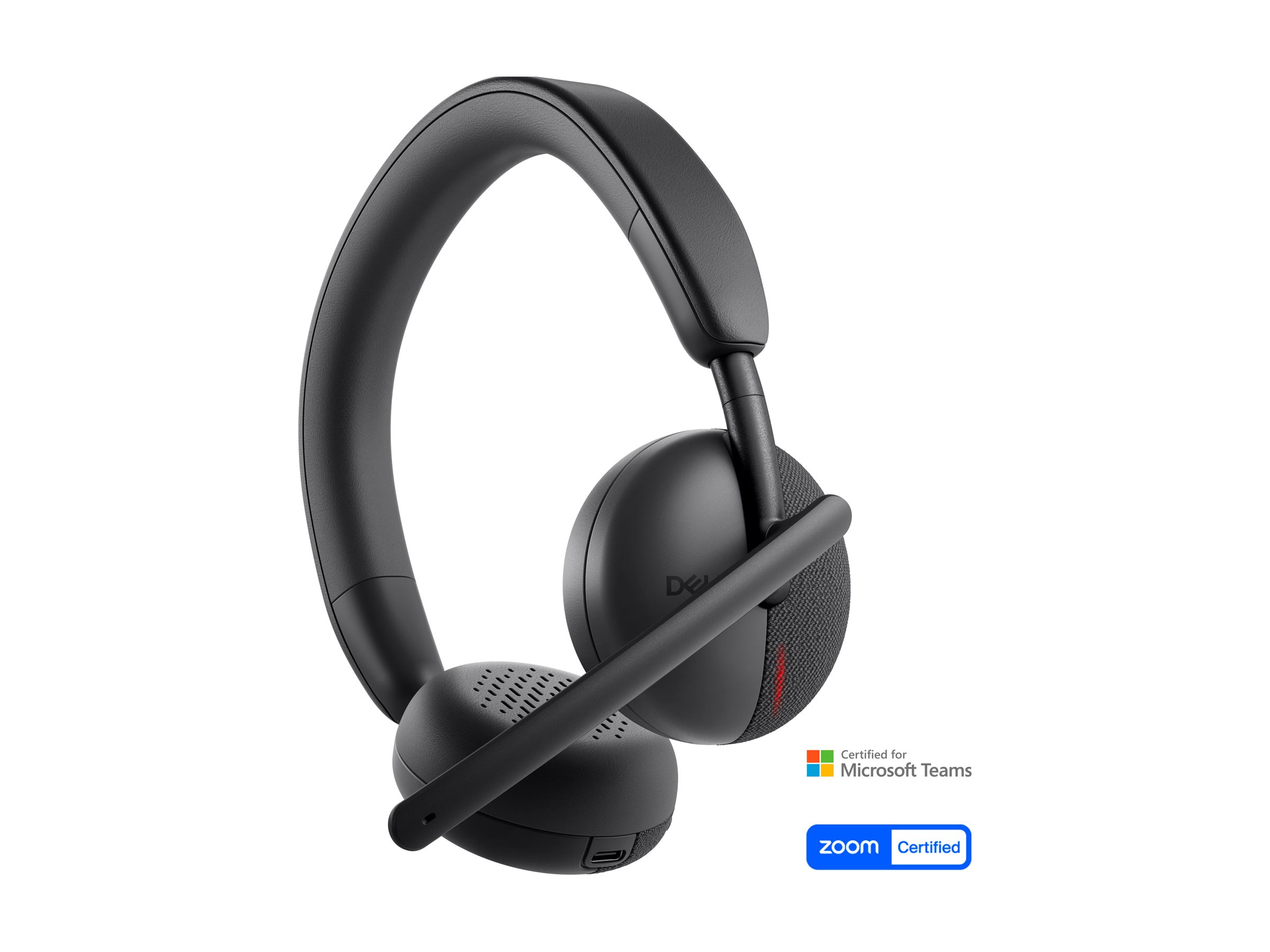 Dell | On-Ear Headset | WL3024 | Built-in microphone | Wireless | Black - Image 2