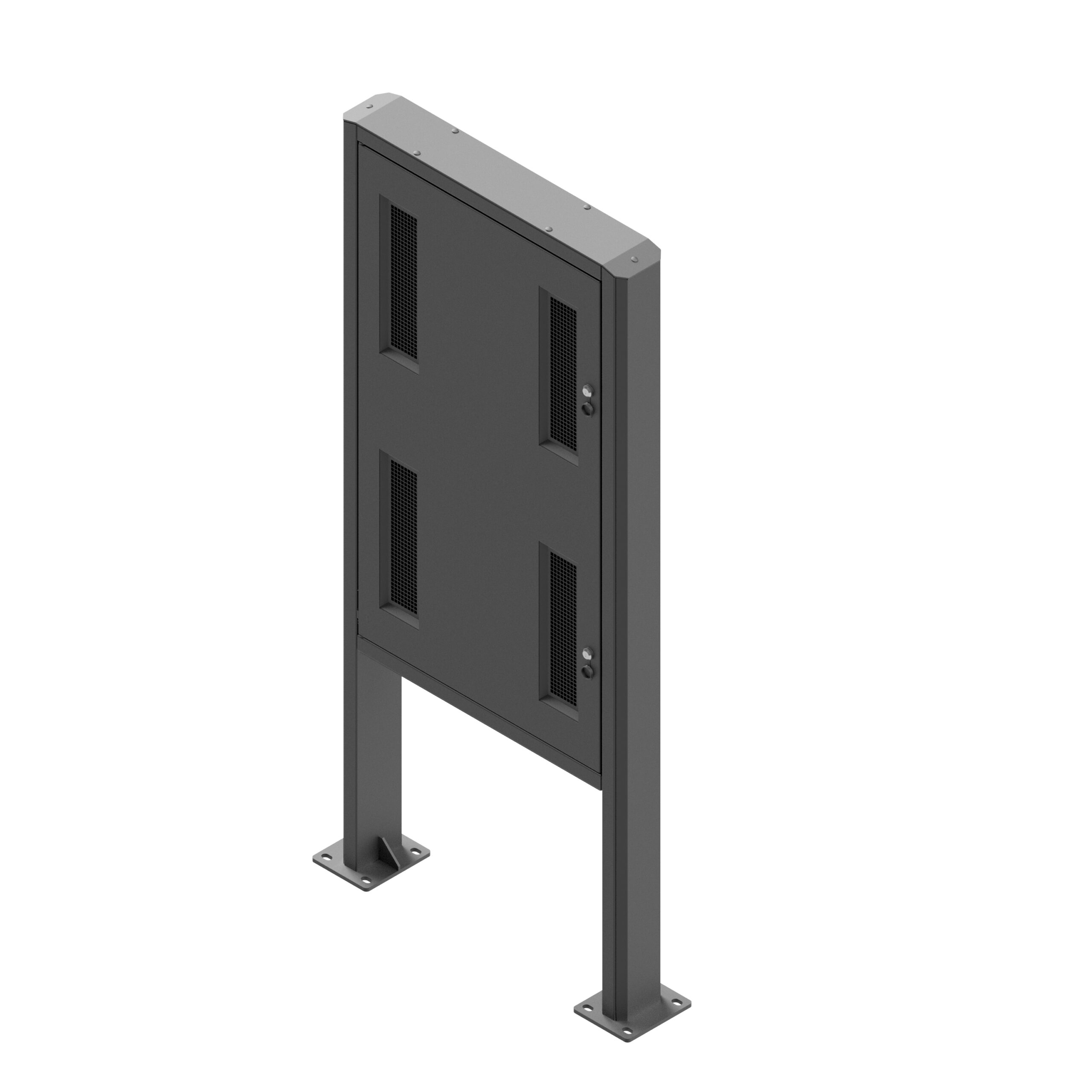 EDBAK | Floor stand | POK101 | 55 " | Maximum weight (capacity) 80 kg | Black - Image 4