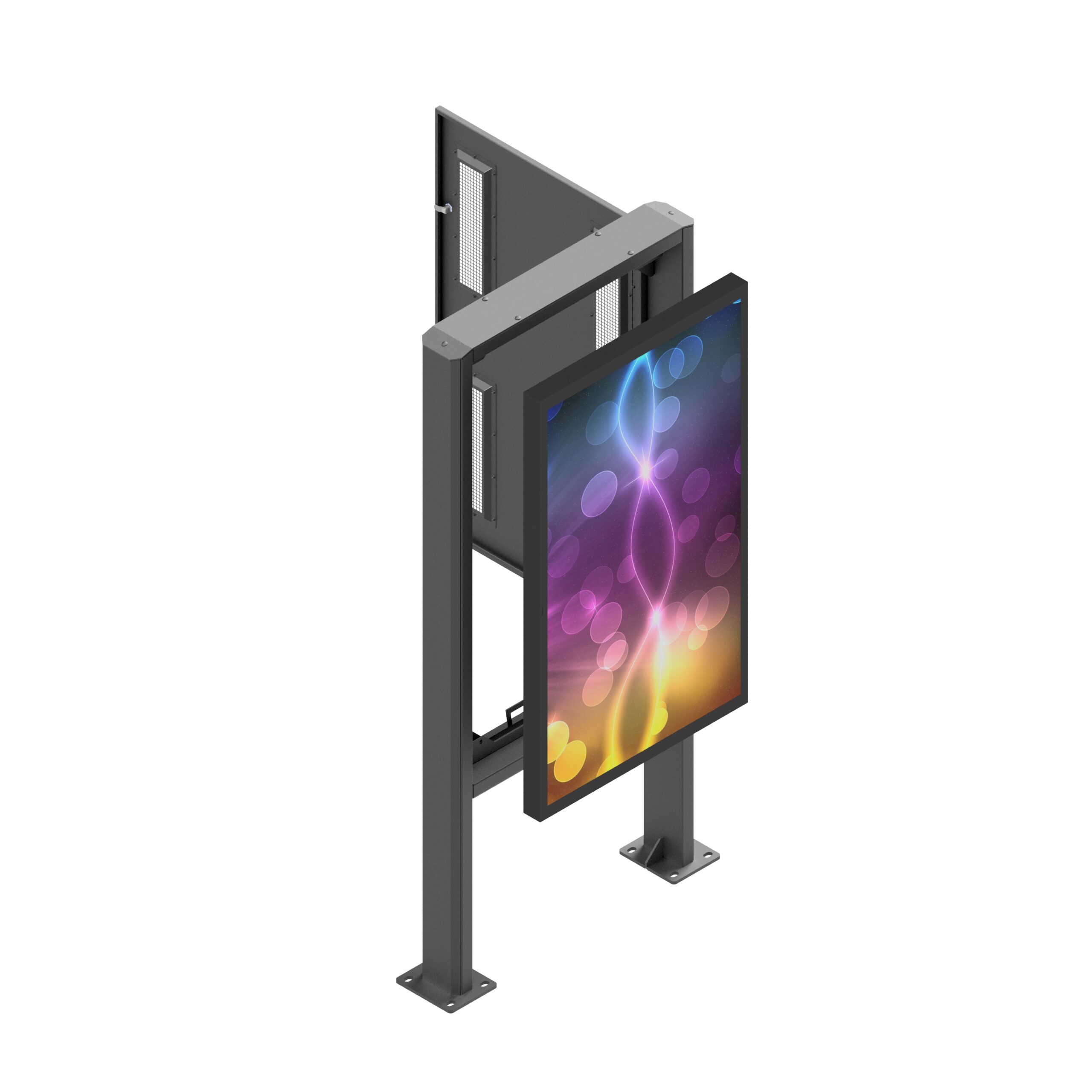 EDBAK | Floor stand | POK101 | 55 " | Maximum weight (capacity) 80 kg | Black - Image 5